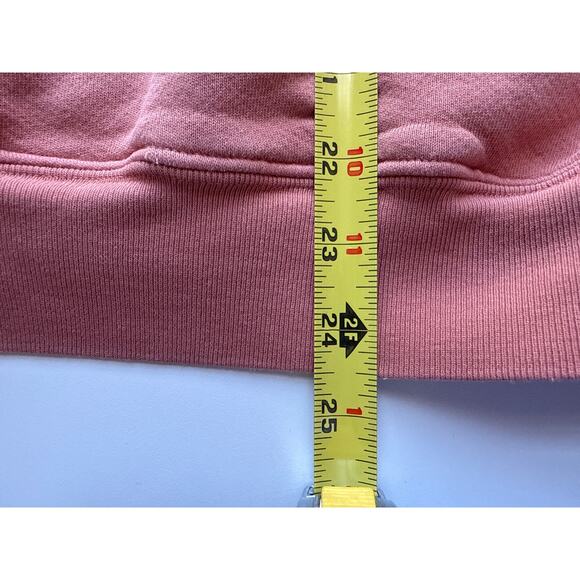 Set Active Crewneck Cotton Sweatshirt in Dusty Rose Size Small - Picture 6 of 7